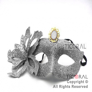 MASCARA HS5763-1 VENECIANA PLATA CON FLOR x 1 MASCARA HS5763-1 VENECIANA PLATA CON FLOR x 1